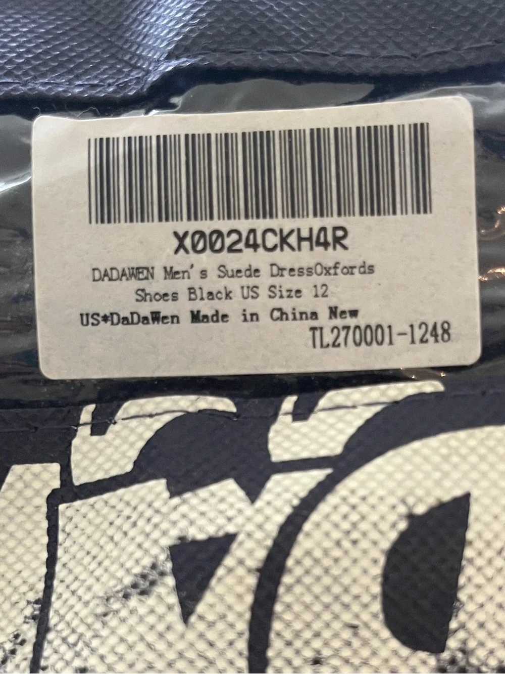 NWOT Men's Black Suede Dress Oxfords. Never Worn.